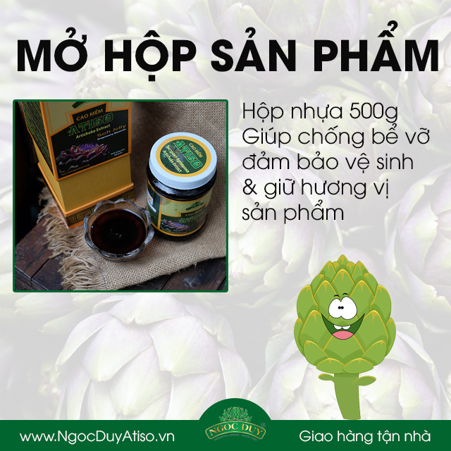Cao Mềm Atiso Ngọc Duy 500g